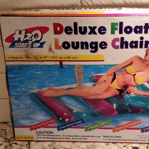H20 Surf's Up Deluxe Floating Lounge Chair 65"x34"